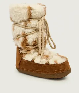 Зимние сапоги TEDDY HIGH Inuikii, коричневый