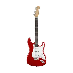 Электрогитара Squier MM Stratocaster Hardtail, гриф из лауреля, красная