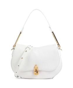 Кожаная наплечная сумка Cocinelle Magie Soft, белый