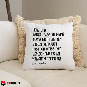 Декоративная поудшка 22Feels, белый