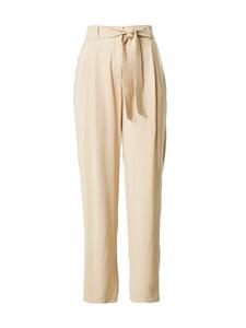 Свободные брюки со складками спереди VERO MODA ELSA, Dark beige