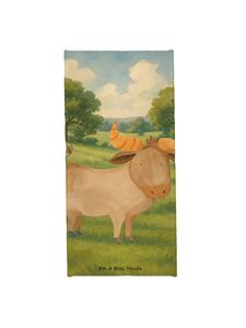 Mr. & Mrs. Panda Пляжное полотенце с изображением знака зодиака Телец, без слогана, белого цвета