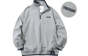 Свитшот парный унисекс VEIDOORN, светло-серый меланж