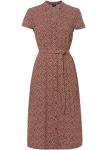 Платье-блузка в горошек Bodyflirt, коричневый