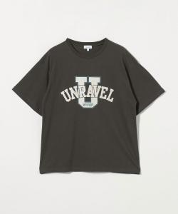 Футболка с большим логотипом/Детская 100-160 см United Arrows Green Relaxing Label, цвет Dk.Gray