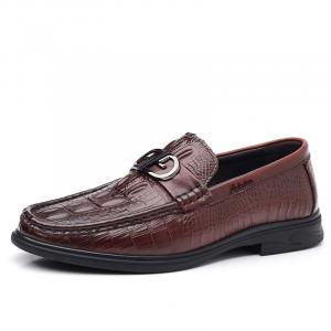 Mulinsen Мужские повседневные туфли мужские низкие топы коричневые, цвет Brown