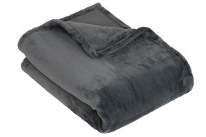 Уютное одеяло Zollner, 150x200 см, антрацит