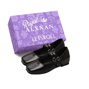 Низкие повседневные туфли женские Alxnan, Black+Box