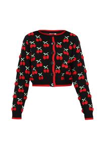 Вязаный кардиган MYMO Young Fashion, черный