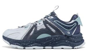 XTEP Red Cliff Lifestyle Shoes Men Low-top Moonlight Gray/dark Blue