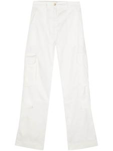 Твиловые брюки Pittosforo прямого кроя Blanca Vita, белый