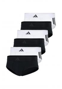 Трусы / трусы упаковка из 6 шт. хлопок Active Flex 3 полоски Adidas, мультиколор