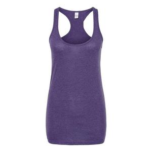Женская майка Tultex Racerback из полиэстерового материала, цвет Heather Purple