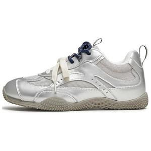 Teenmix Женские повседневные туфли низкие бежево-серебристые серебристые, цвет Silver