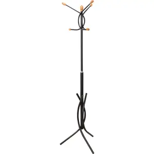 Вешалка INOSIGN, металл, высота 175 см, 6 крючков, черный