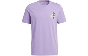 Adidas Мужская футболка, Фиолетовый