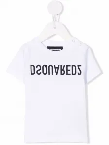 Футболка с логотипом DSQUARED2 KIDS, белый