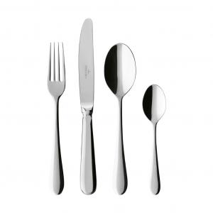 Набор столовых приборов Tafelbesteck Oscar, 24 предмета, серебристый Villeroy & Boch, серебряный