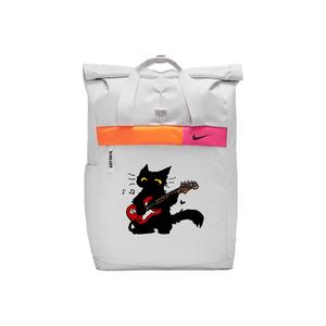 Nike Тканевый рюкзак унисекс светло-серебристый серый, Music Fix Cat