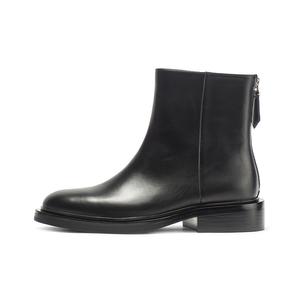 Coup De Foudre Ботинки женские черные на каблуке 3,5 см из кожи коровы