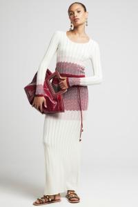 Топ с длинными рукавами и шевронным узором River Island, красный