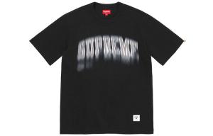 Футболка Supreme Blurred Arc с логотипом, черный