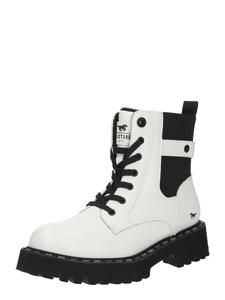 Ботильоны на шнуровке MUSTANG, белый