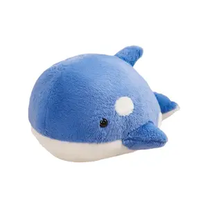 Плюшевая игрушка Cartoon Cute Pet Design Whale Baby, Little Orca, высота 35см/45см Dolls and bears dance, синий