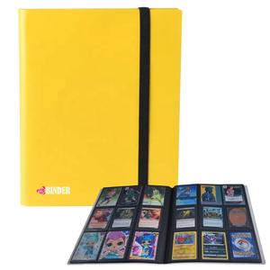 Альбом для карточек Mtg Tcg Football Nba, желтые 360 карт с 9 карманами Inna marka