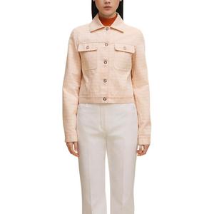 HERMES Розовая джинсовая куртка женская, Pink