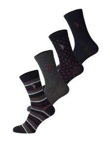 Носки U.S. POLO ASSN. Bedford, темно-серый/черный