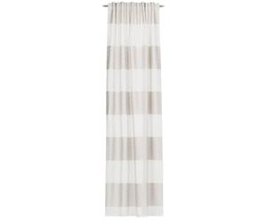 Готовая штора милеа полупрозрачная Novel, серебряный