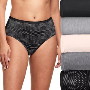 Женские трусики Hanes Ultimate, набор из 6 дышащих хлопковых трусиков 40H6CC Hanes