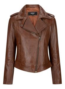 Короткая куртка облегающего кроя TruClothing, коричневый