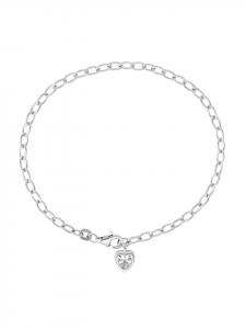 Amor Браслет из серебра 925 пробы, покрытый родием