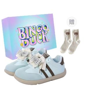 Нескользящие низкие кроссовки для женщин BINGO DUCK, Lake Blue+Exclusive Shoe Box+Gift Socks
