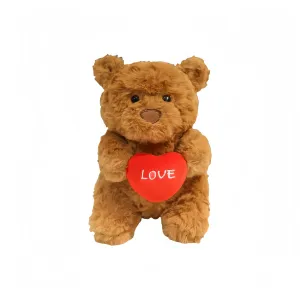 Плюшевая кукла Heart Bear высотой 25 см LOGISTAR