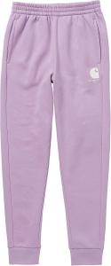 Детские флисовые спортивные брюки с логотипом Carhartt CK9450 для девочек, Lupine