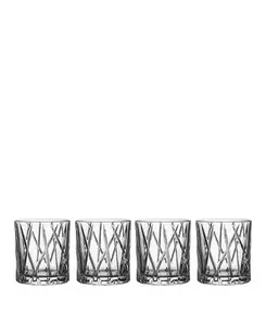 Городские старомодные стаканы, набор из 4 штук Orrefors, clear
