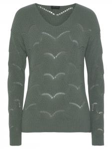 зеленый вязаный свитер Laura Scott