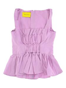 Хлопковый топ Marques'Almeida, фиолетовый