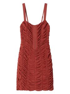 Платье Bershka, цвет Merlot