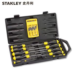Полный набор отверток Stanley, 16 предметов, отвертка для электрика, небольшой конус для домашнего ремонта, сильный магнитный инструмент, промышленный класс 68-0002C-23