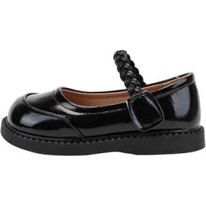 Нескользящие низкие туфли для малышей QINUOSHU, черный