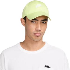 Кепка для стирки Nike Boys Club Unstructurierte Futura, Lt Lemon Twist/White