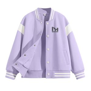 Детская бейсбольная майка Stand Collar Thin WARRIOR, фиолетовый abstract english k