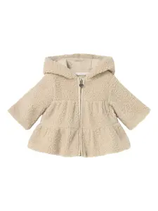 Пальто на молнии с капюшоном Mayoral, бежевый