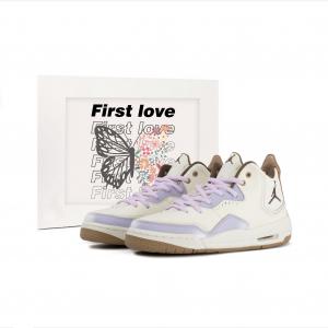 Баскетбольные кроссовки Courtside 23 с противоскользящим и износостойким верхом, увеличивающие рост, для детей и подростков Jordan, фиолетовый