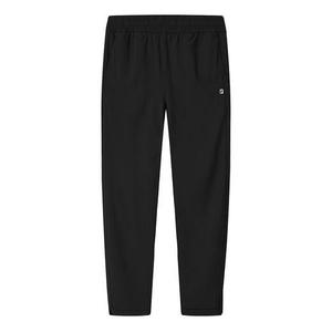 Брюки thin and light woven straight casual long pants black Fila, черный