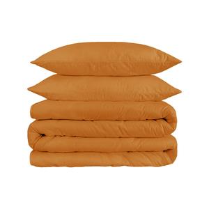 Роскошный однотонный пододеяльник из дышащего египетского хлопка повышенной плотности с плотностью 1200 нитей Superior, цвет Dijon